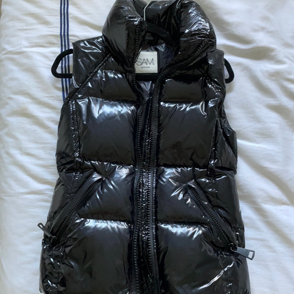 Sam Glossy Puffer Vest
